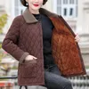 Trenchs Femmes Manteaux Automne Hiver Coton Veste Femmes 2024 Mode Lâche Loisirs Manteau Lambswool Turndown Collier Simple Boutonnage Vêtements d'extérieur