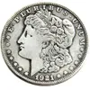 US 1921-P-D-S Morgan Dollaro Copia Moneta Ottone Ornamenti Artigianali replica monete accessori decorazione della casa240I