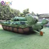 wholesale 9mLx3.5mWx2.5mH (30x11.5x8.2ft) Modèles de chars réalistes gonflables Gonflage de ballons de chars militaires Modèle de simulation d'explosion pour la décoration d'événements