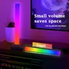 Veilleuses intelligentes, contrôle du son, lumière Led RGB, rythme de la musique, lampe d'ambiance avec application pour télévision, jeu, décoration de bureau