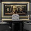 Gemälde Geld Alter Mann Gold Dollar Geschenk Wandkunst Home Decor HD-Druck Modulares Bild Poster Leinwandgemälde für Schlafzimmer Kunstwerk 2277