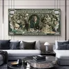 Graffiti Street Money Art 100 Dollar Leinwandgemälde Poster und Drucke Wolf of Wall Street Pop Art für Wohnzimmer Decor264U