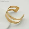 Bangle Hammered Heavy Metal Cuff Bangle For Women Fashion Jewelry Geometric Trendy Holiday Accessories Classic Punk Style Gift 2023443 LDD240312