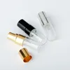 50 pezzi/lottp Mini 2ml Flacone spray trasparente Bottiglie di profumo riutilizzabili in vetro portatile Bacaq