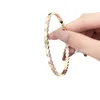 Pulsera de oro de diseñador para mujer Joyas de lujo Cuidador Original Moda AMOR Diamante V-oro Pulsera de plata de 18 quilates Joyería de boda de estilo abierto para regalo con caja YYNG