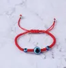 Bracelet tissé à la main Bracelet porte-bonheur Kabbale fil rouge Hamsa Bracelets bleu turc mauvais œil charme bijoux Fatima Bracelet U6561945