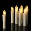 Remote LED Candles Flame Candles Battery Operated Multicolor Lamp Simulation Color Tea Light Home Wedding Birthday Decoration LJ202367