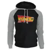 2023 Collectie Fleece Homme Hoodies Terug Naar De Toekomst Brief Gedrukt Heren Hoody Hip Hop Streetwear Hoody 240227