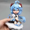 Figuras de juguete de acción 2024 Genshin Impact Juego de anime Hu Tao Ganyu Figura Gk Kawaii Hermosa niña Estatua Pvc Figura de acción Colección Modelo Juguete Regalo ldd240312