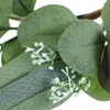 Guirlande de fleurs décoratives, anneau d'eucalyptus, couronnes, petite Mini pour bougies