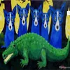 Haute qualité 100% peint à la main moderne peintures à l'huile abstraites sur toile peintures d'animaux chien bleu maison décoration murale Art AMD-68-18-9222w