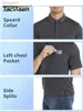 Polos pour hommes TACVASEN été Polos rapides respirant Sport randonnée chemises Polos décontractés T-Shirt travail avec ldd240312