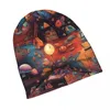 Bérets Merveilleux Univers Bonnets Casquettes Silly Space Bedtime Astrolab Chapeau Mince Automne Printemps Bonnet Chapeaux Hommes Femmes Unisexe Casquette de Ski