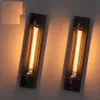 Modern Industrial Style Design Black Iron Wall Lamp American Loft Paint Restaurant Decoration Led E27 Light Tube Light 220v253z