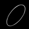 Bangle Women 925 Sterling Silver fine Simple circle bangle bracelet Fashion Party Popular brands Jewelry girl student Christmas gifts ldd240312