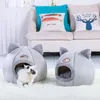 Ciepłe kota kota łóżko psa Pet Cushion Cushion dla małych średnich psów Koty Koty zimowe łóżko dla psa Puppy Mat217g