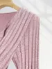 Maglieria da donna Cardigan lavorato a maglia rosa stile coreano Donna Primavera manica lunga monopetto canottiera sottile Dolce delicato maglione tutto abbinato