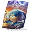Diamond Målning Art Dolphin Orca Wave 5D Needwork Brodery Whale Mosaic Home Decor Handmased Bild av Rhinestones269W