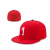 2024 أحدث القبعات المجهزة Snapbacks مصمم الكرة المناسب قبعة التطريز قابلة للتعديل قبعات القطن للبيسبول جميع شعار الفريق الرياضة الهيب هوب مغلق شمس بينز الحجم 7-8