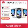 시계 New Huawei Watch Fit 2 1.74 인치 Huawei Fullview 디스플레이 | Bluetooth 통화 | 건강한 생활 관리 시계 적합 2