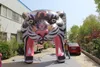 wholesale 7mH (23ft) with blower Decorative Green Show Artificial Tiger Entrance Inflatable Tiger Arch Tunnel