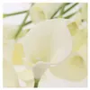 Cadeaux pour femmes 18x fleurs de lys Calla artificielles Bouquet à tige longue unique véritable décoration de maison ColorCreamy Y211229279t