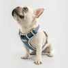 TUFF HOUND Nylon Dog Harness No Pull Harness Dog French Bulldog Adjustable Soft Puppy Harness Vest Dog Leash Set Pet Accessories Q1699