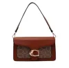 Borsa da donna di design Borsa a tracolla in pelle brillante Borsa a mano da donna Baguette Borse piccole rosse nere bianche