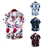 Hawaiian Cotton Autumn Polo Shirts Mens Designer Luxury Tshirt Fashion Tiki Tshirts Man Clothing Blouses Social 240227