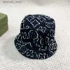 Wide Brim Hats Bucket bucket hat Hat Designer for Mens Womens Younger Black Baseball Caps Fashion Full Green Letters Flowers Fisherman Trendy Q240312