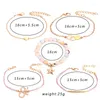 Charm Bracelets Wholesale Boho Rope & Bangles For Women Bohemian Beaded Bracelet Femme Set Multilayer Jewelry