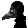 Designer Masks Plague Doctor Mask For Face Scary Medieval Steampunk Raptor Disguise Cosplay Gothic Carnival Funny Halloween Leather Mask Adults