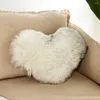 Pillow Sofa Heart Home Shaped Gift Decoration Throw Pillows Case Standard Valentines Day For Girls