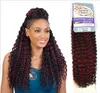 18 pouces Crochet Tresses Afro Crépus Synthétique Ombre Tressage Extensions de Cheveux Blond Noir Kanekalon Marly Hair4763208