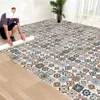 Thothen Floor Sticker Kök oljebeständigt självhäftande badrum golvmallplattor Ren slitbeständiga PVC-klistermärken 211124266A