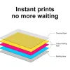 Control Original Xiaomi ZINK tragbares Druckerpapier, selbstklebend, Foto-Farbdruck, 20/60/100/200 Blatt, 7,6 cm Mini-Aufkleber-Design