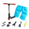 Pequenos suprimentos de animais mini modelo de dedo brinquedo minúsculo scooter para dedos decorações de casa de bonecas montagem skate set222q