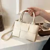 Oryginalne Bottegs Venetas Arco Tote Bag westernized dla kobiet 2024 Nowe torby moda crossbody spersonalizowana ręczna tkana squaremiov