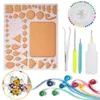 Kit di strumenti per quilling di carta fai-da-te Modello Stampo Bordo Spille Aghi Pinzette Artigianato Hamdmade Strumento di decorazione Altre arti E252F