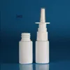 100pcs/lot 10ml、20ml、30ml、50mlの白い鼻スプレーボトル、プラスチック医療経口スプレーボトル、空の補充可能なアトマイザーボトルMjbvk