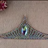 Projektant Hair Accessories Hair Clips Stonefans Crown Headband for Women Christmas Charm Princess Tiara Bridal Biżuteria