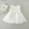 Mädchenkleider Neugeborene Mädchen Sommer Baby Mädchen Kleid Party und Hochzeit Weihnachten Taufe 1. Taufe Geburtstag Kleider Spitzenkleid L240313