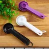 Measuring Tools Kitchen Spoon Cups Portable Plastic Coffee Sugar Scoop Gadgets