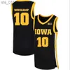 Fãs Tops Basquete Jerseys Personalizado Caitlin Clark Jersey Iowa Hawkeyes Mulheres College Kids Senhoras Preto Branco Amarelo Qualquer Nome Mensagem USH240312