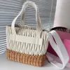 bambu vävd korg sommar korgväska strand semester tote luxurys designer väskor designer tote väska väskor designer kvinnor väska