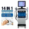 2024 14 I 1 Microdermabrasion Hydro Auqa Water Deep Cleaning RF Facelifting Skin Care Spa Machine Sträd