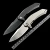 ZT 0095 0095BW couteau pliant en alliage de titane, plein air Camping chasse poche EDC outil ZT0095 couteau