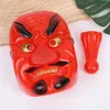 Maschere di design Anime Demon Slayer Kimetsu No Yaiba Urokodaki Sakonji Maschera cosplay in plastica Copricapo Hannya Tengu Maschere Maschera per feste di Halloween Prop