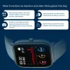 ID P8 montre intelligente hommes montres femmes IP67 étanche Fitness Tracker Sport moniteur de fréquence cardiaque pleine touche Smartwatchs pour Amazfit Gts Xiaomi ZZ