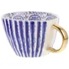 Servis uppsättningar muggvattenkopp keramikkaffe med handtag med hög kapacitet koppar keramik hushållskontor